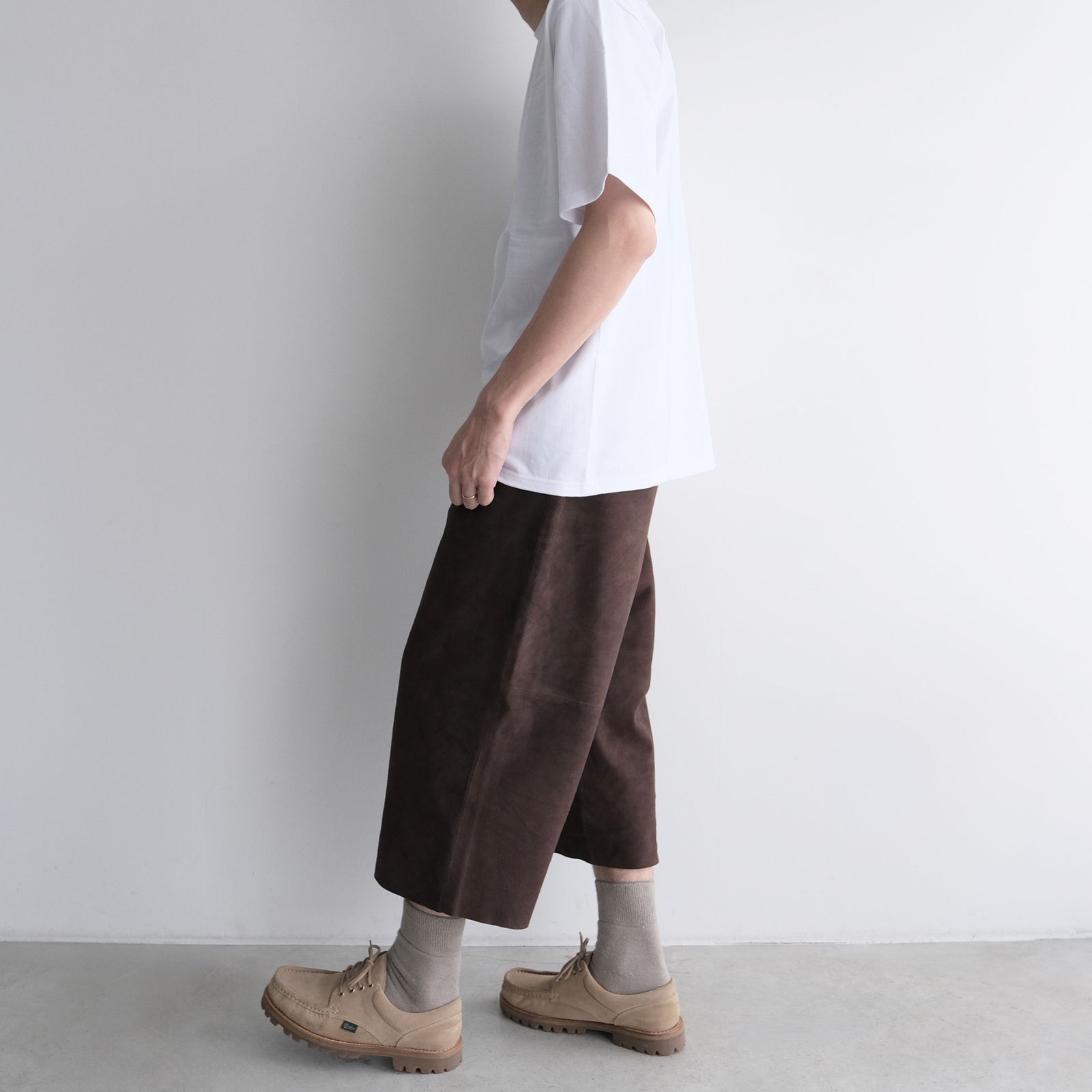 Suede Trousers -パンツ-（Brown / ブラウン）