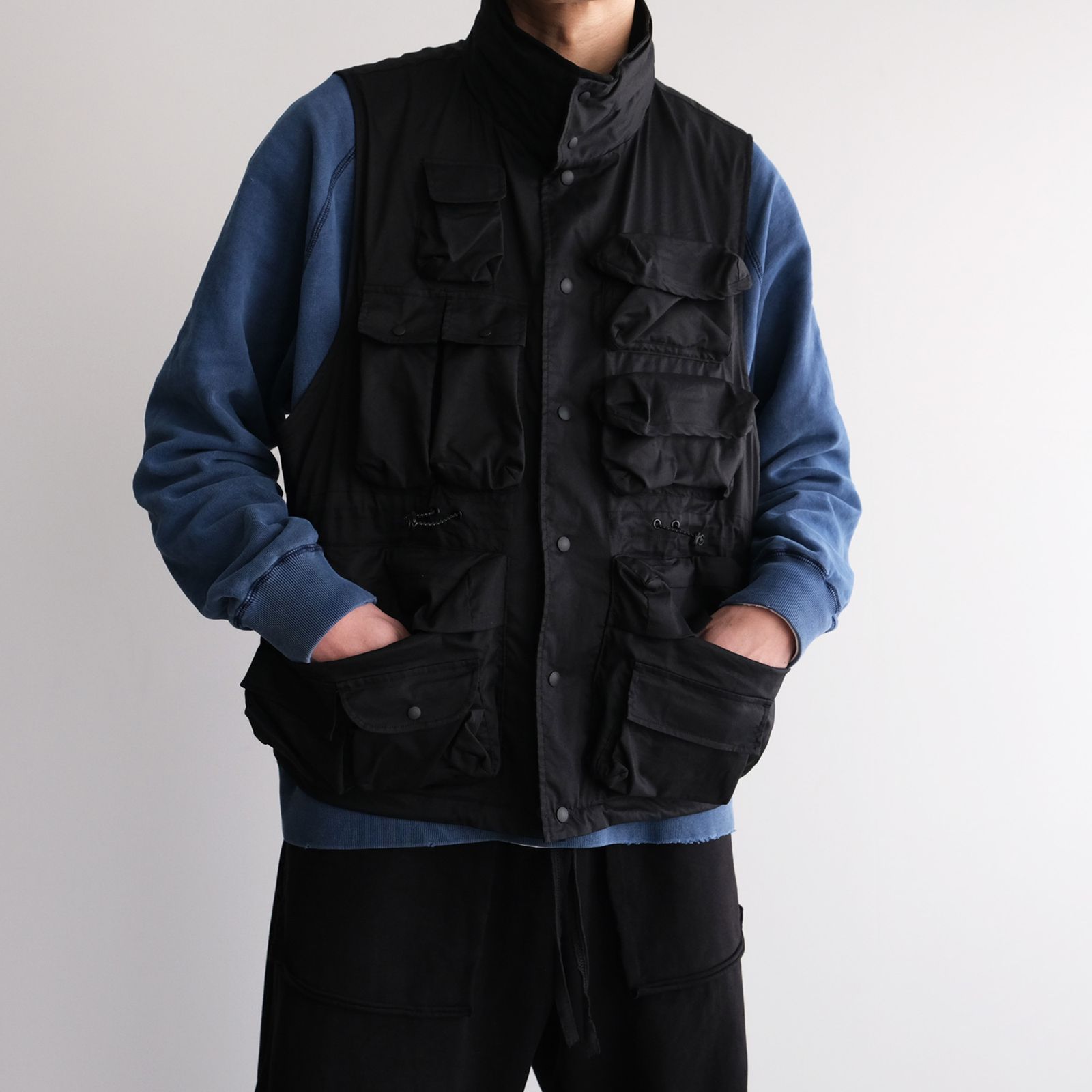 F/CE. - Solotex Pigment Dye Feature Vest -ベスト-（Black