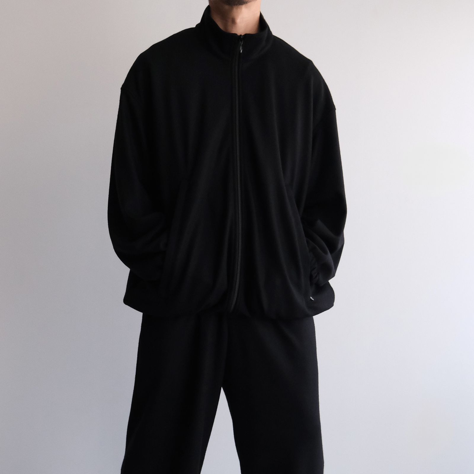 Wool Smooth Flannel Track Blouson -ブルゾン-（Black / ブラック）GU253-30220B