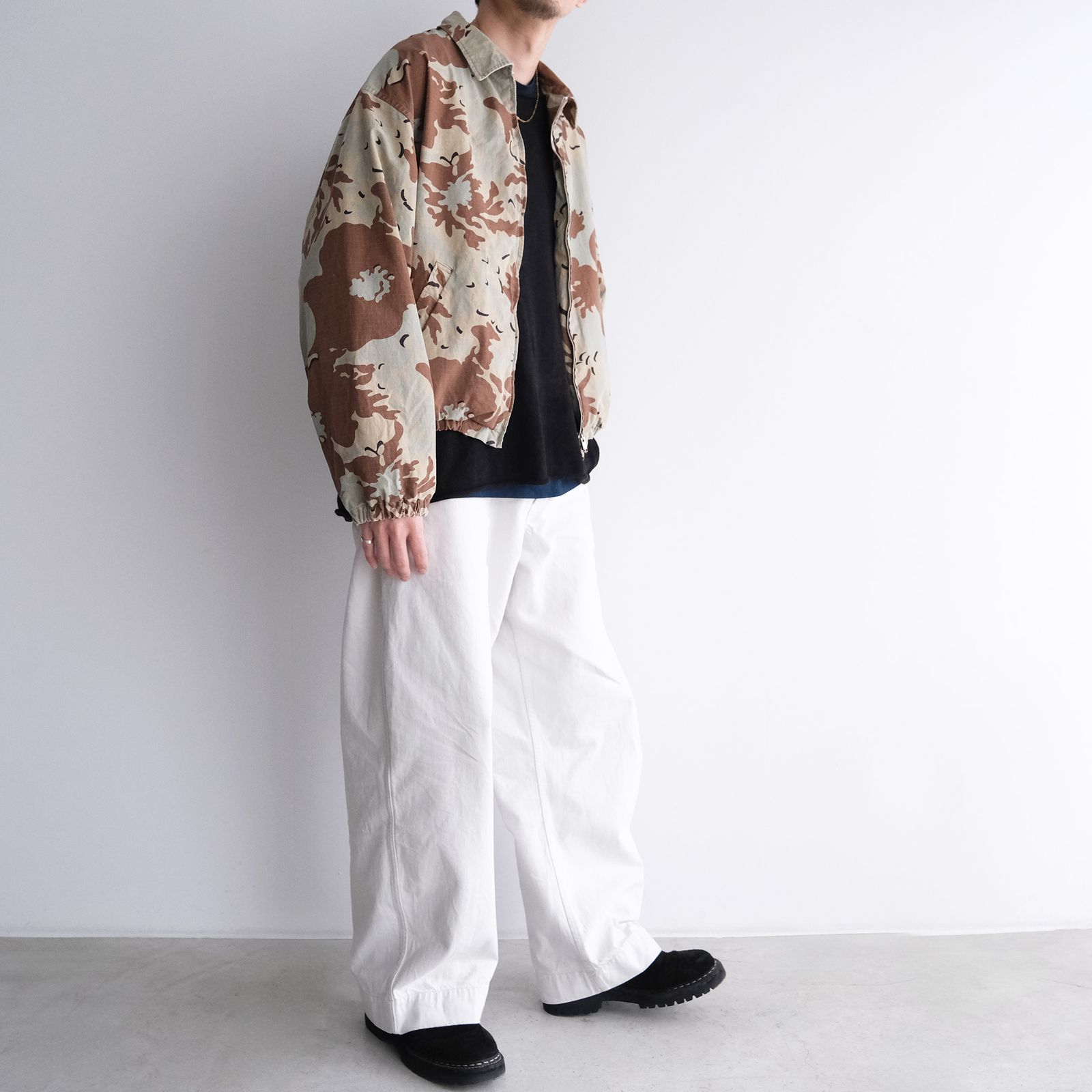 Camo Flower Blouson -ジャケット-（Beige / ベージュ）