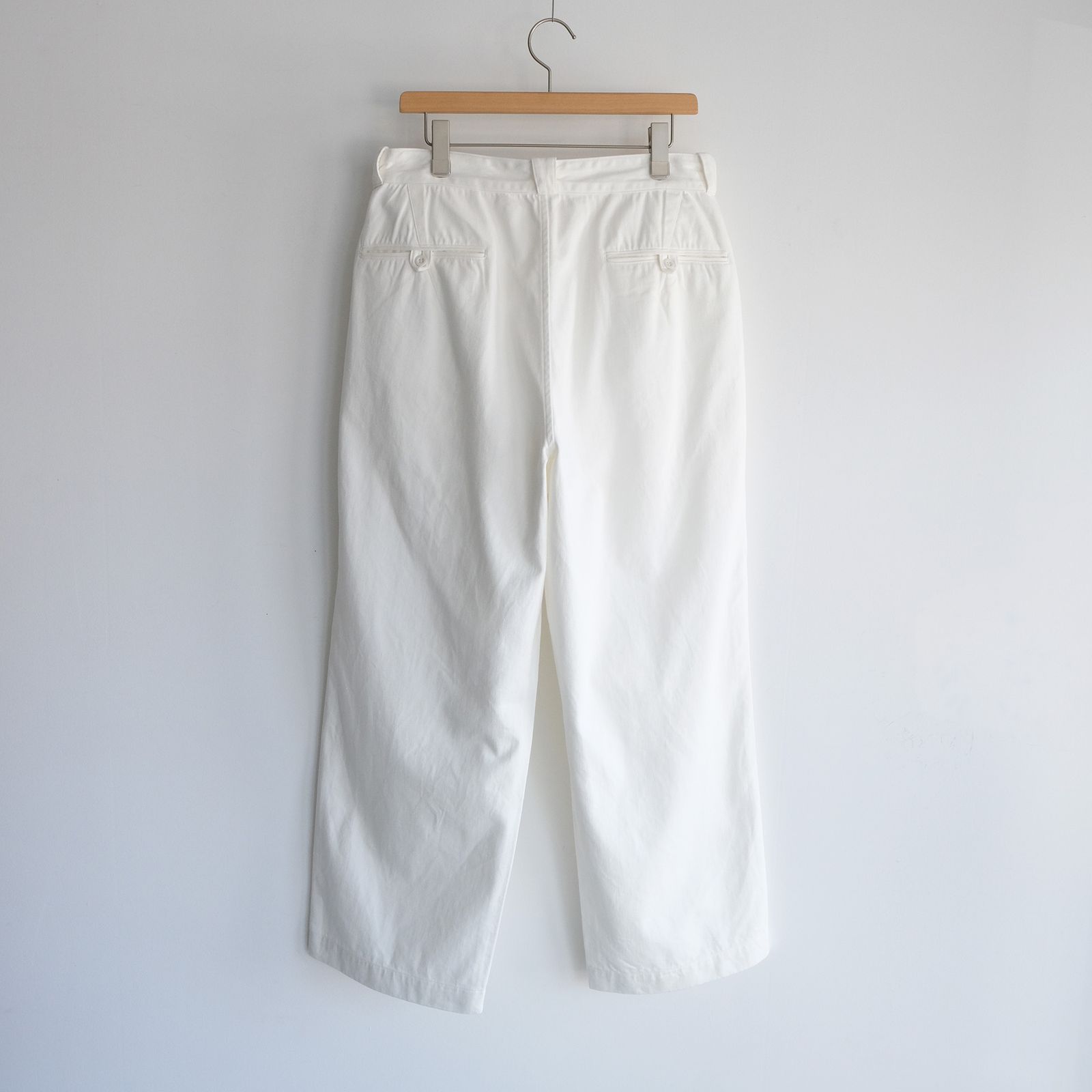 Satin Military Pants -パンツ-（Off White / オフホワイト）