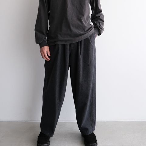 Sulfr Dyed Gabardine Two Tuck Easy Pants -パンツ-（Gray / グレー）GM261-40201