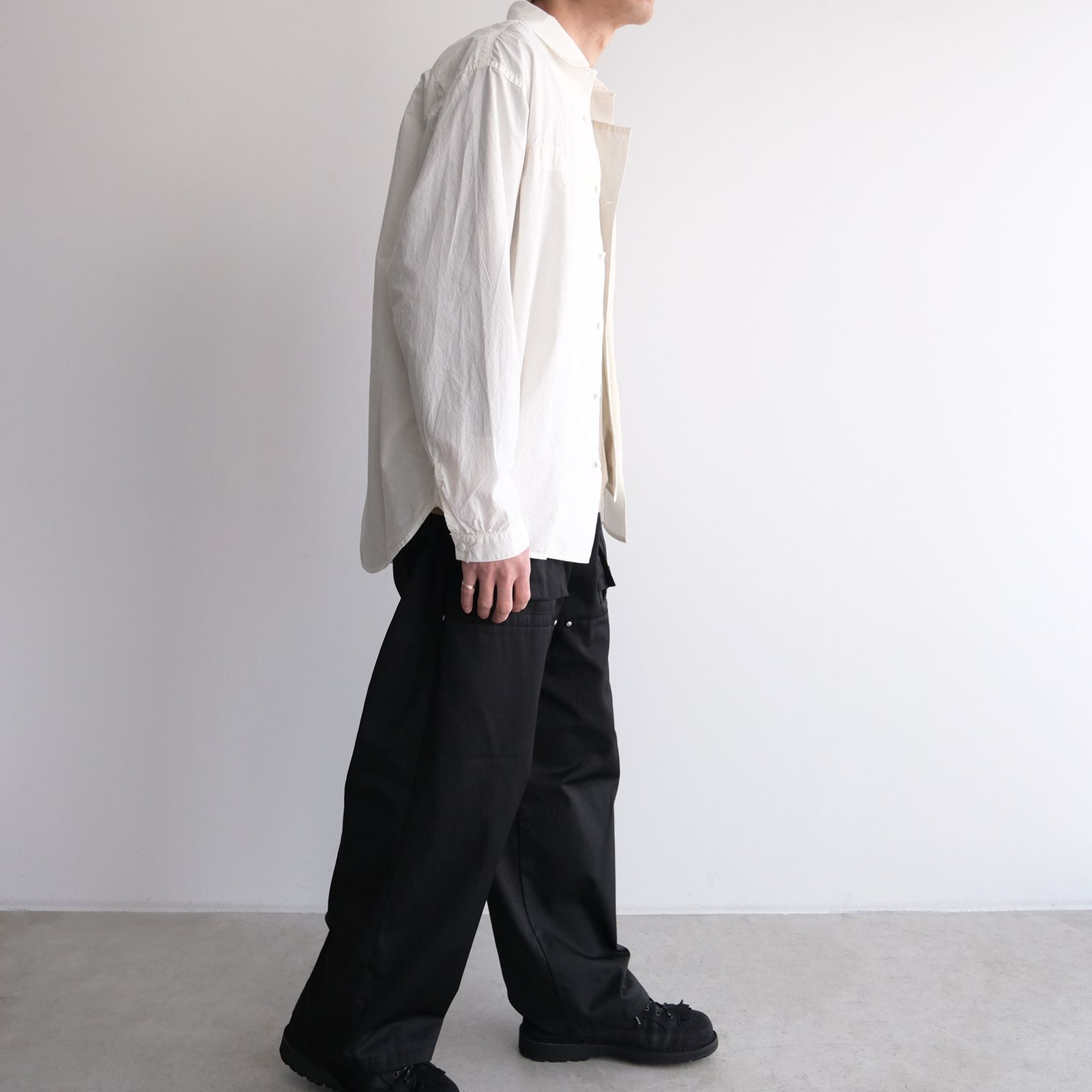 Loose Box Shirt - シャツ -（White / ホワイト）