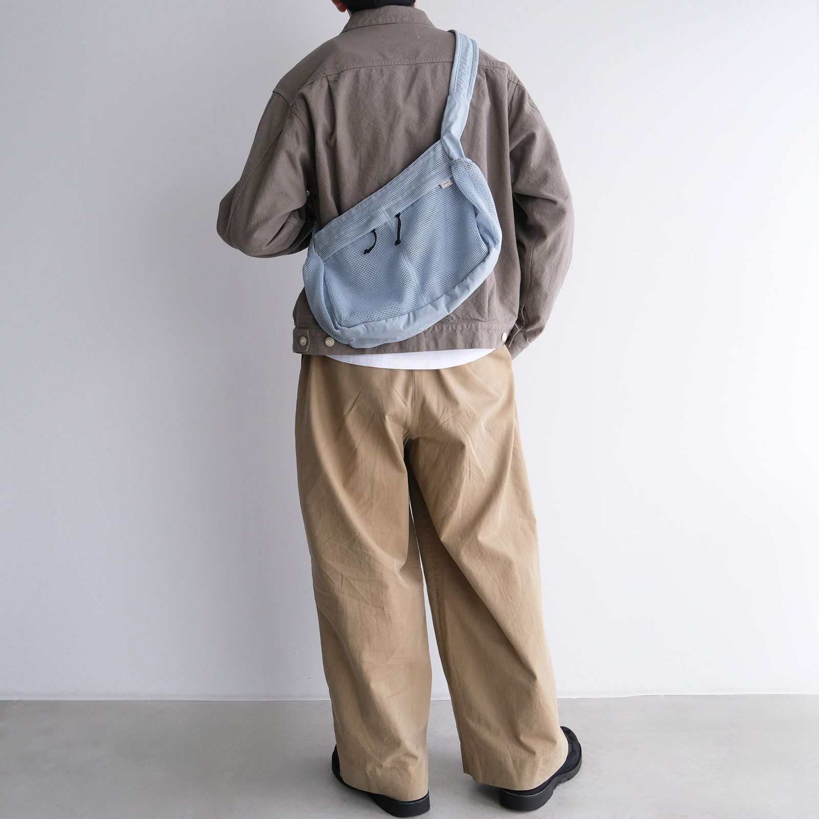 Mesh Shoulder Bag -バッグ-（Blue / ブルー）