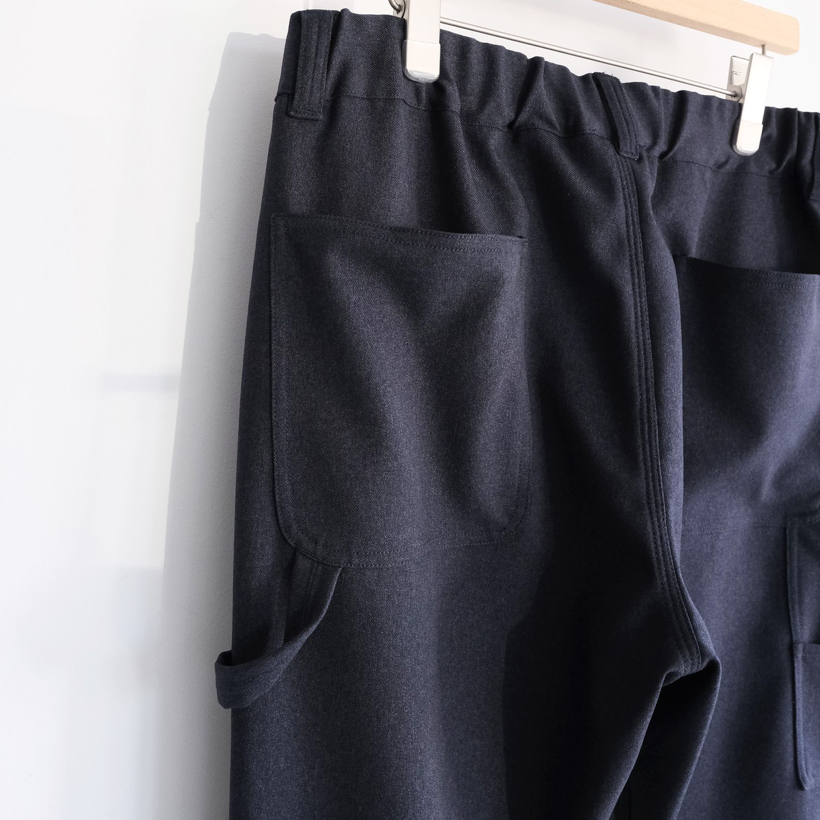 Polyester Flannel Painter Pant -パンツ-（Navy / ネイビー）