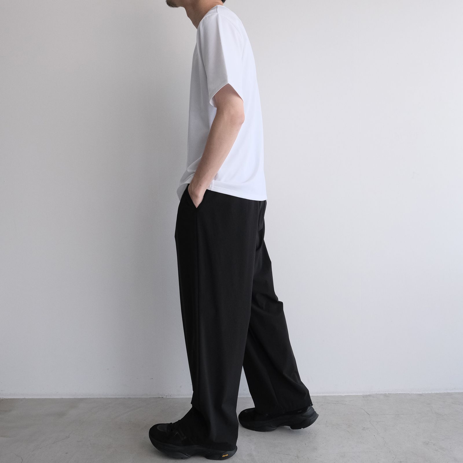 Flex Tricot Wide Chef Pants -パンツ-（Black / ブラック）GM262-40021