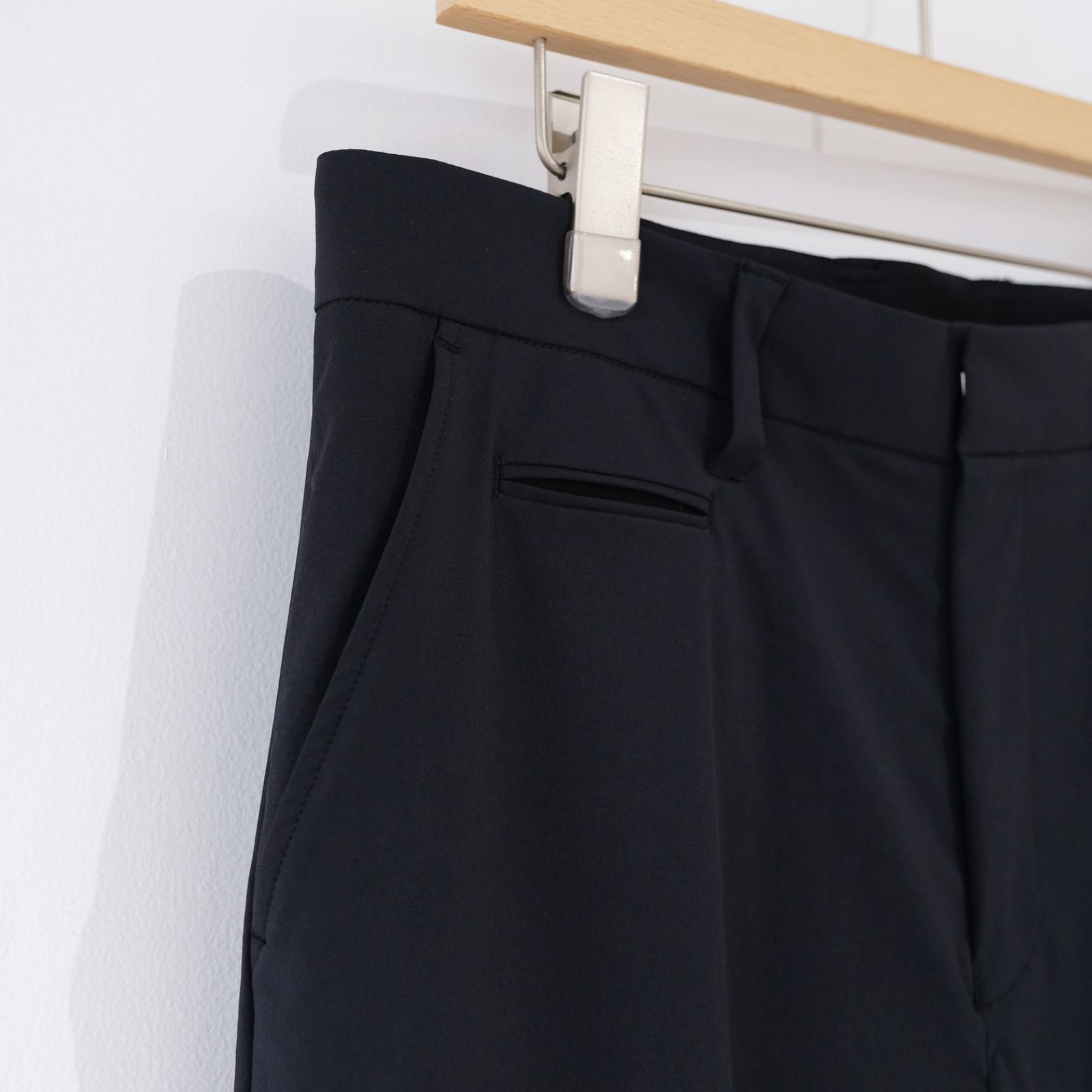 Midorikawa - Stretch Wide Slacks -スラックス-（Black / ブラック） | STACK STORE