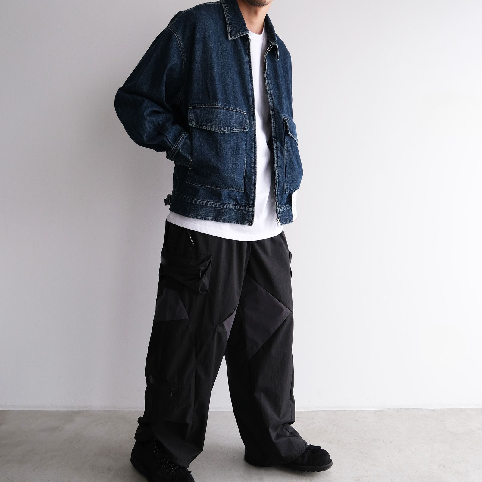 Selvage Denim Zip Jacket -デニムジャケット-（Indigo Dark Fade / インディゴダークフェイド）