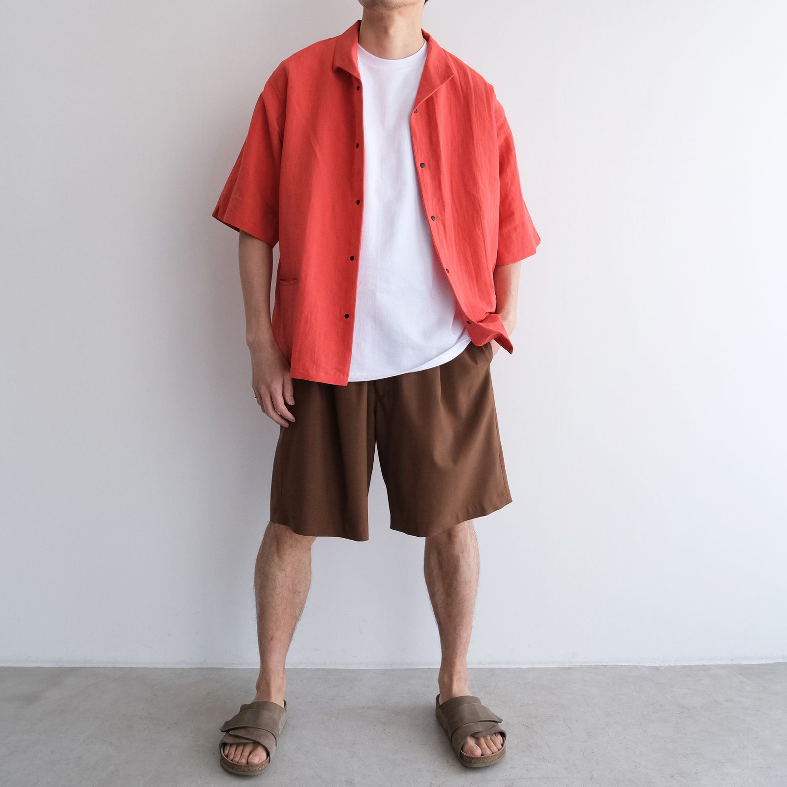 "week s/s" -パジャマ-（Orange Red / オレンジレッド）