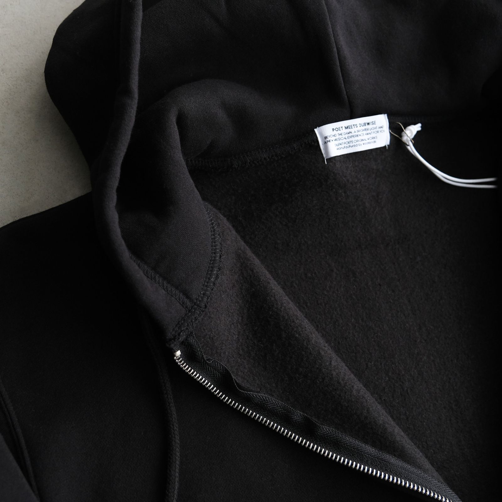 Wall Zip Hoodie -パーカー-（Black / ブラック）