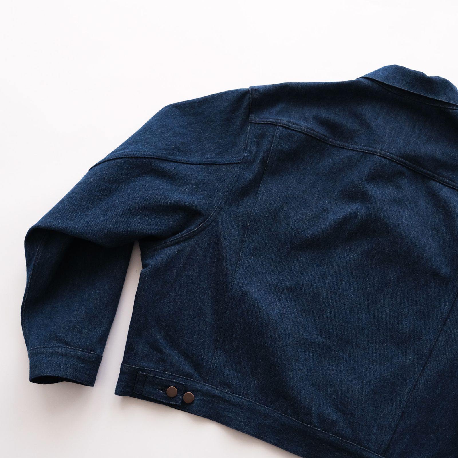 "1"Zip:Denim Jacket - ジャケット（D.Blue / ダークブルー）