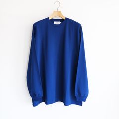 Brushed Mockrody Crew Neck L/S Tee -Tシャツ-（Blue / ブルー）