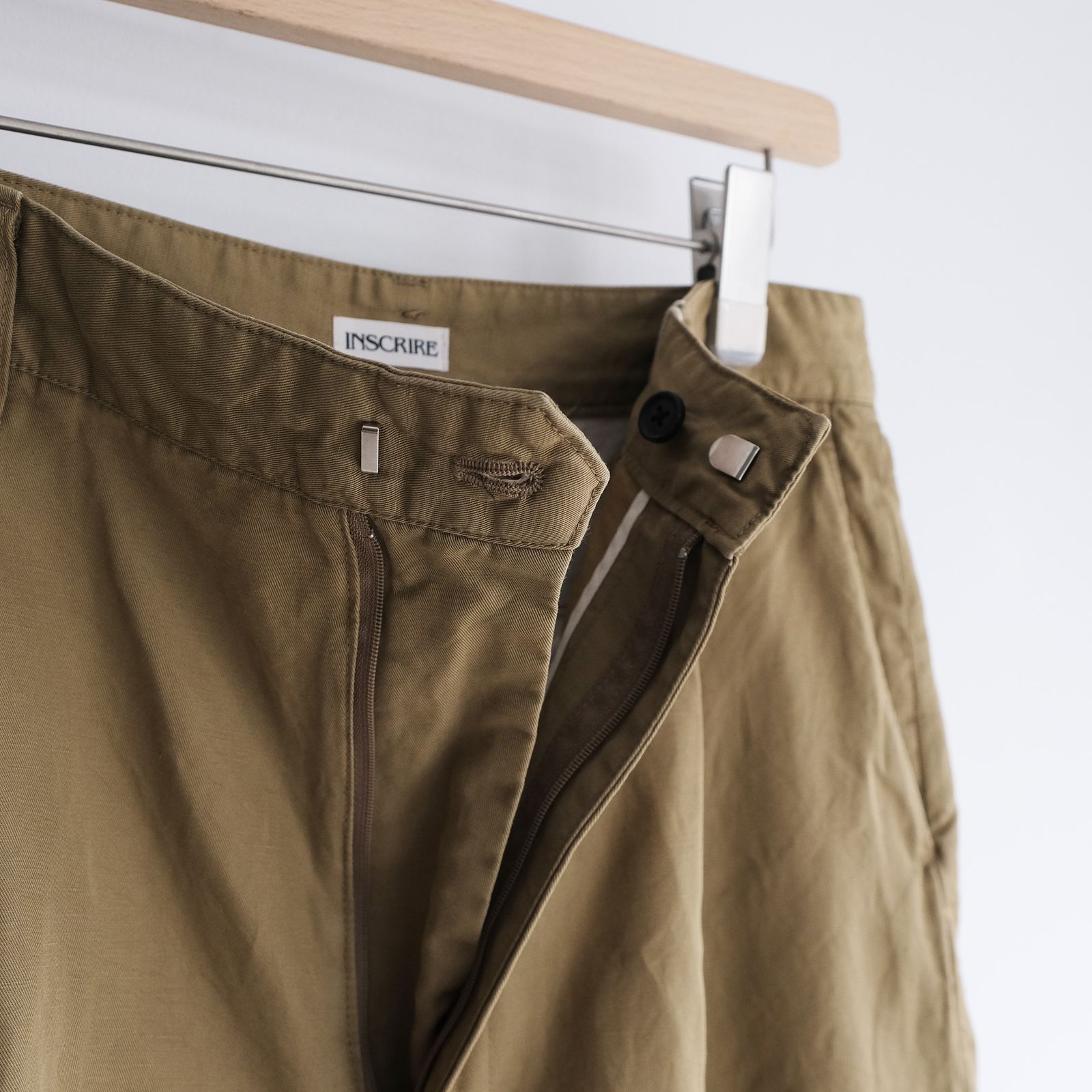 Cotton Wsher Half Pants -ショーツ-（Beige / ベージュ）