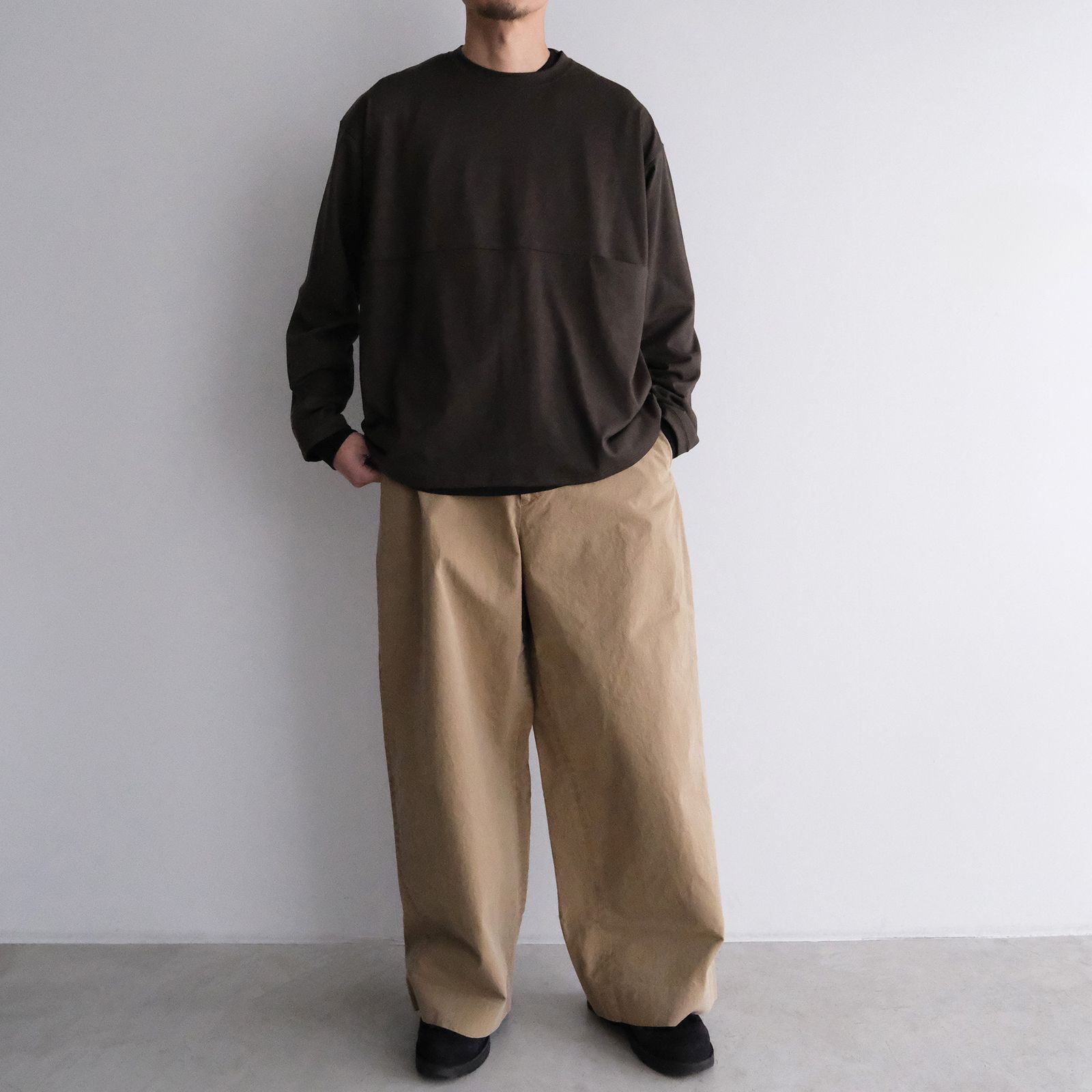 Chino High Waist Pants -パンツ-（Beige Used / ベージュ ユーズド）