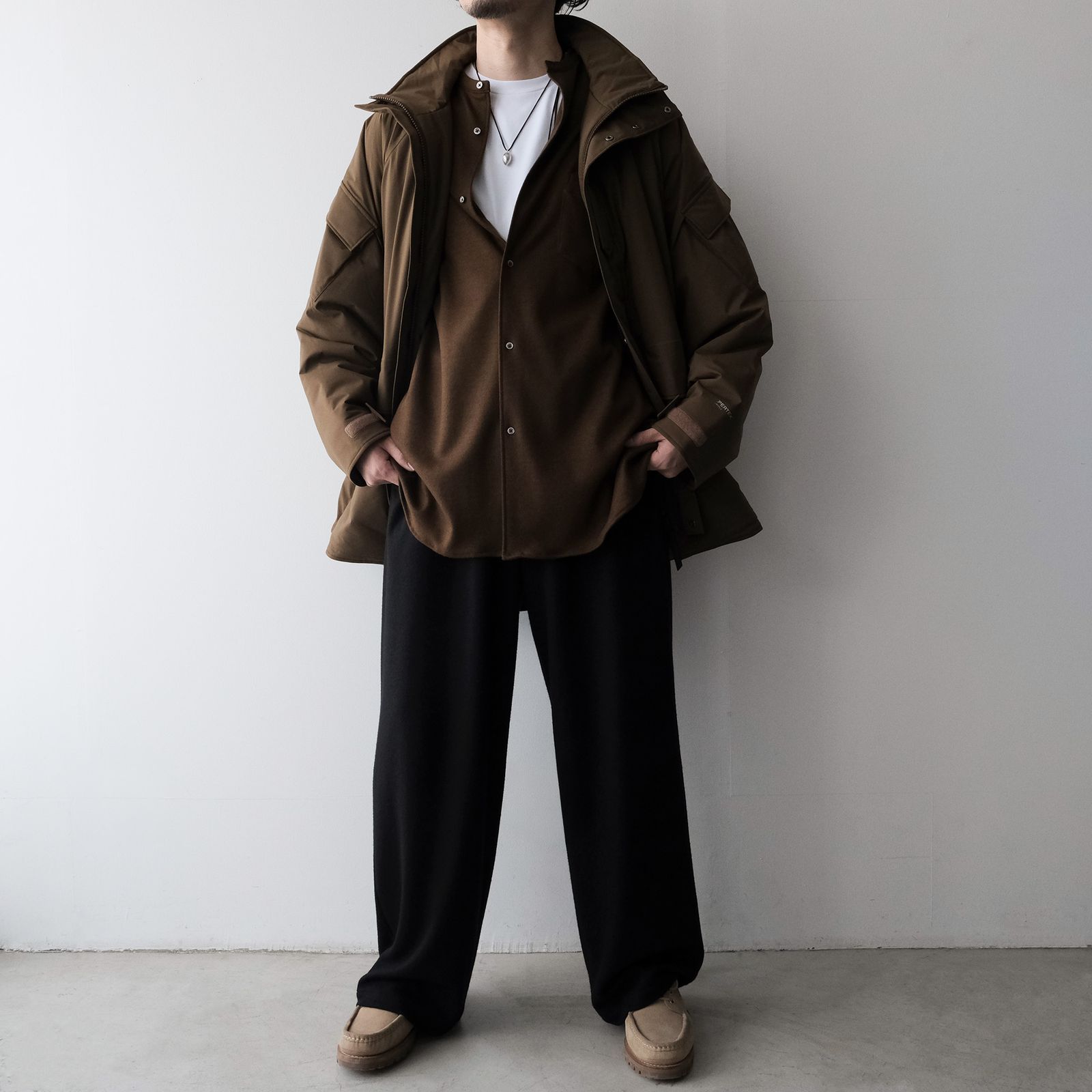 PERTEX SHIELD Insulated Military Parka -ジャケット-（Brown / ブラウン）GM263-30271