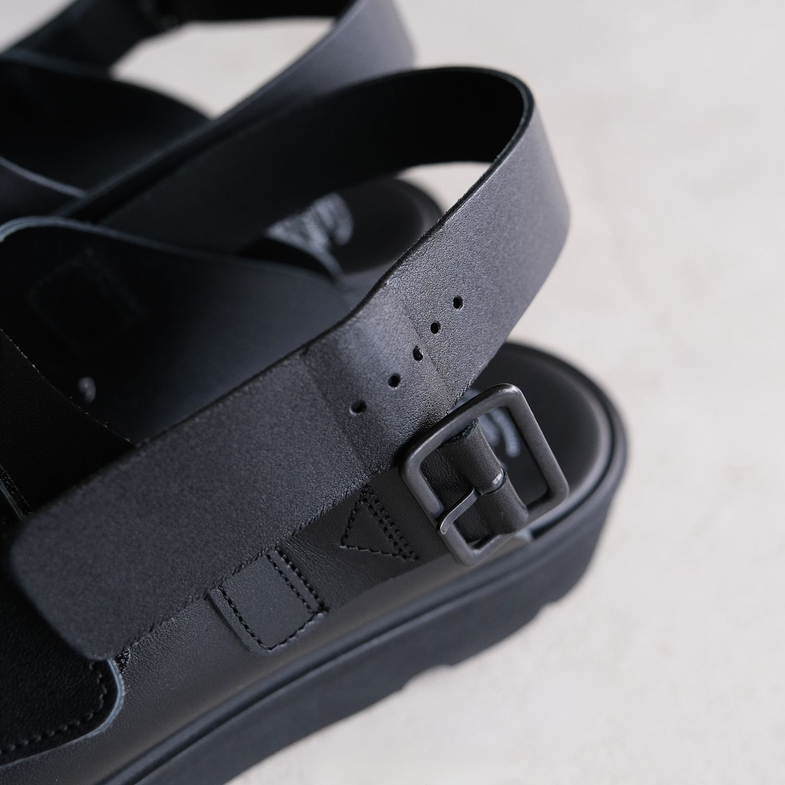 foot the coacher for GP Velcro Sandal -サンダル-（Black / ブラック）