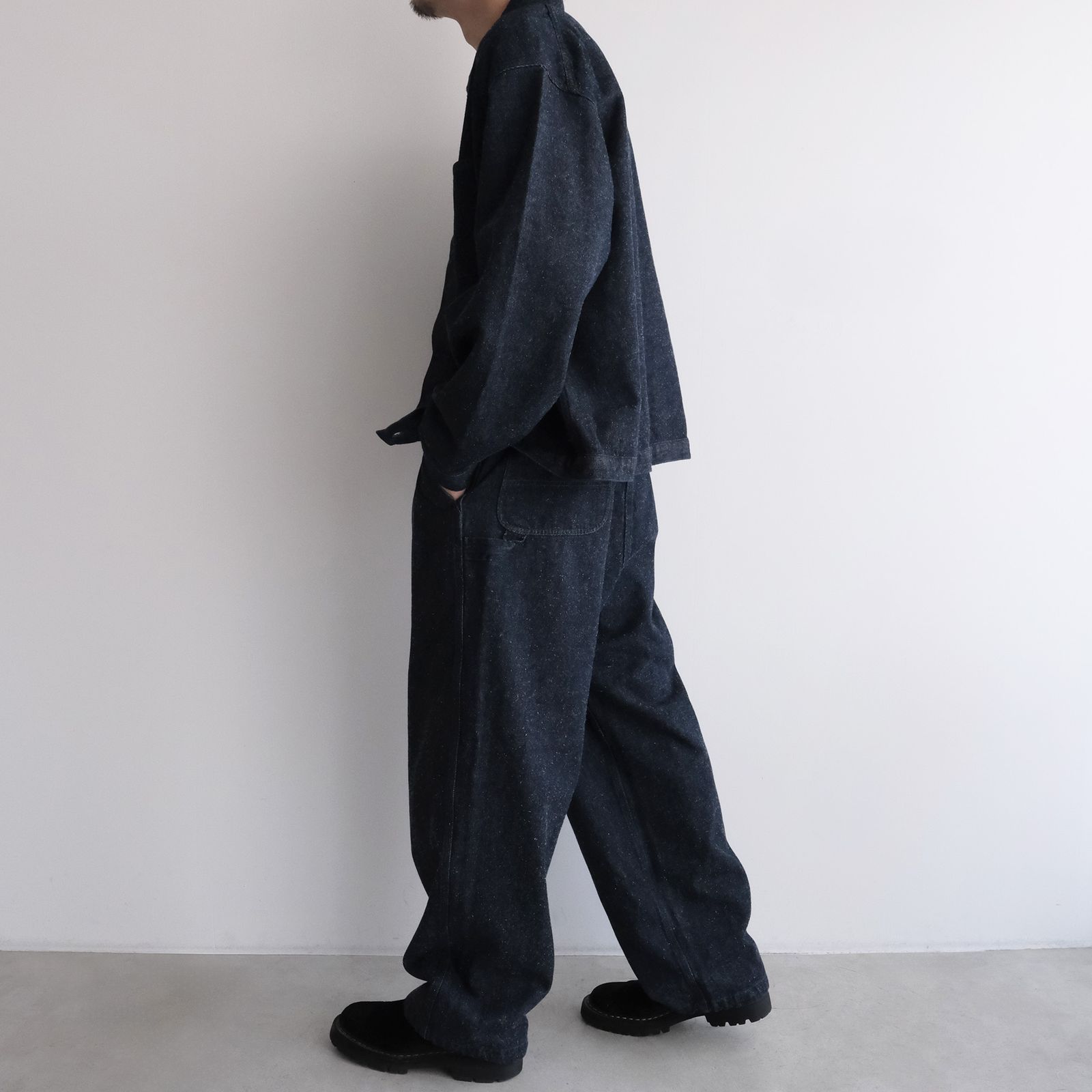 Silk Denim Work Jacket -ジャケット-（Indigo / インディゴ）
