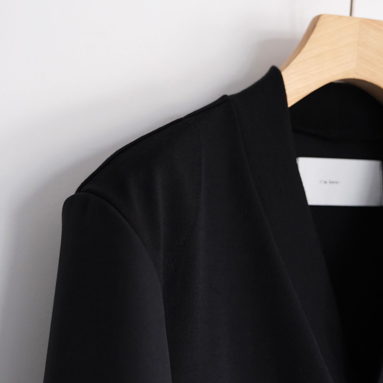 Un(i)Form Jersey：Docking Cardigan - カーディガン-（Black / ブラック）