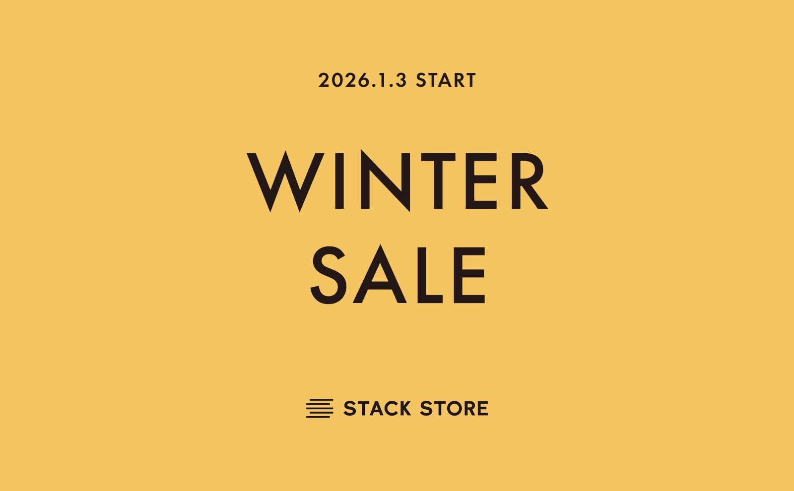 WINTER SALE スタート！！