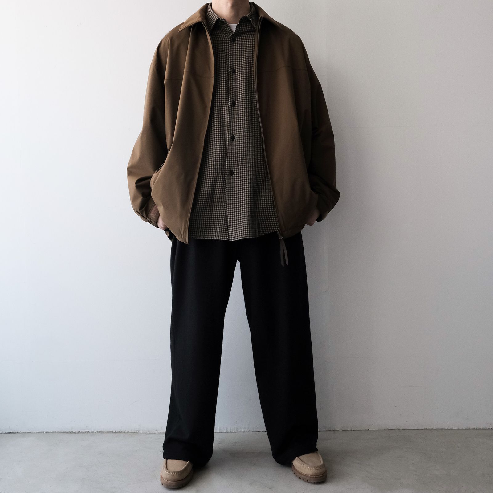 PERTEX SHIELD Light Thermo Zip-Up Jacket -ブルゾン-（Brown / ブラウン）GM263-30270
