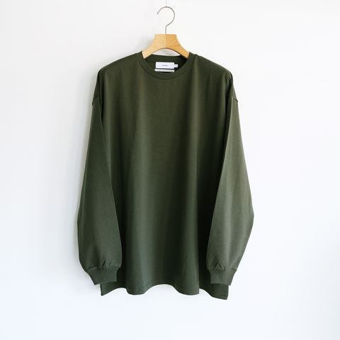Brushed Mockrody Crew Neck L/S Tee -Tシャツ-（Green / グリーン）