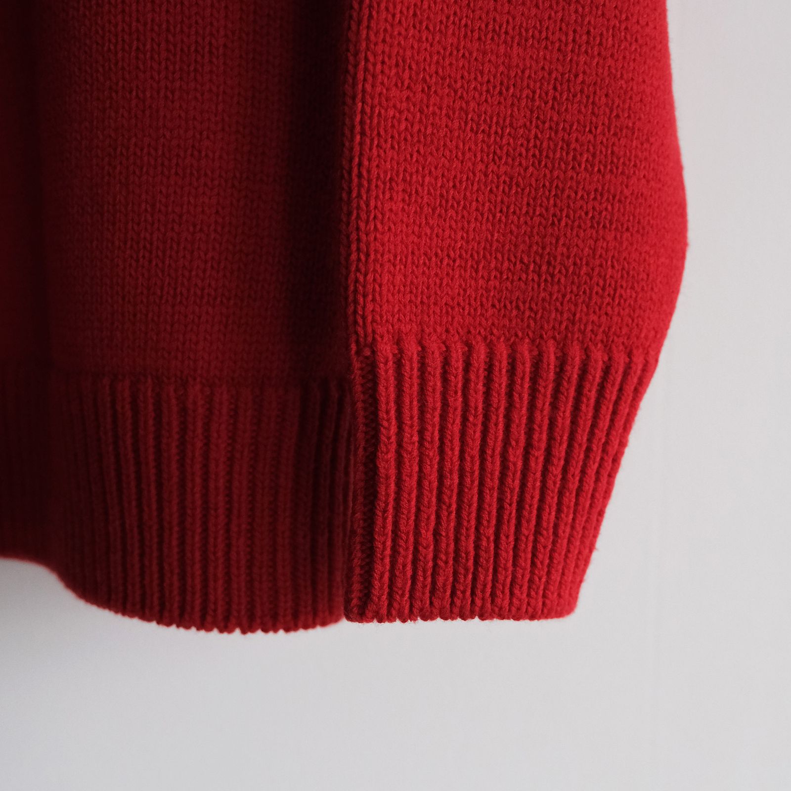 5 Gauge Raglan Jumper -ニット-（Red / レッド）