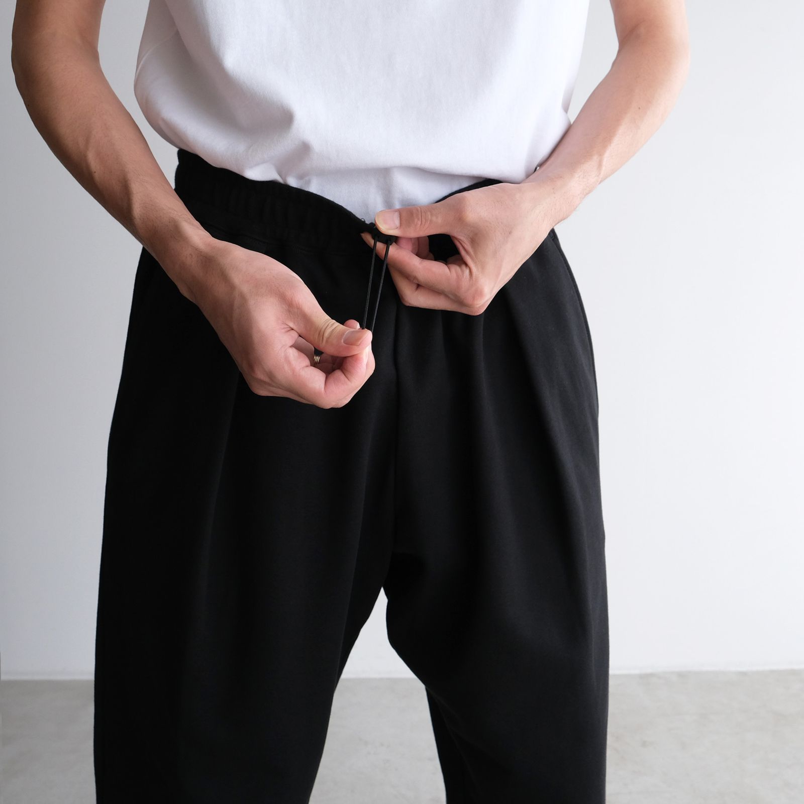 Ultra Compact Terry Sweat Pants -スウェット-（Black / ブラック）