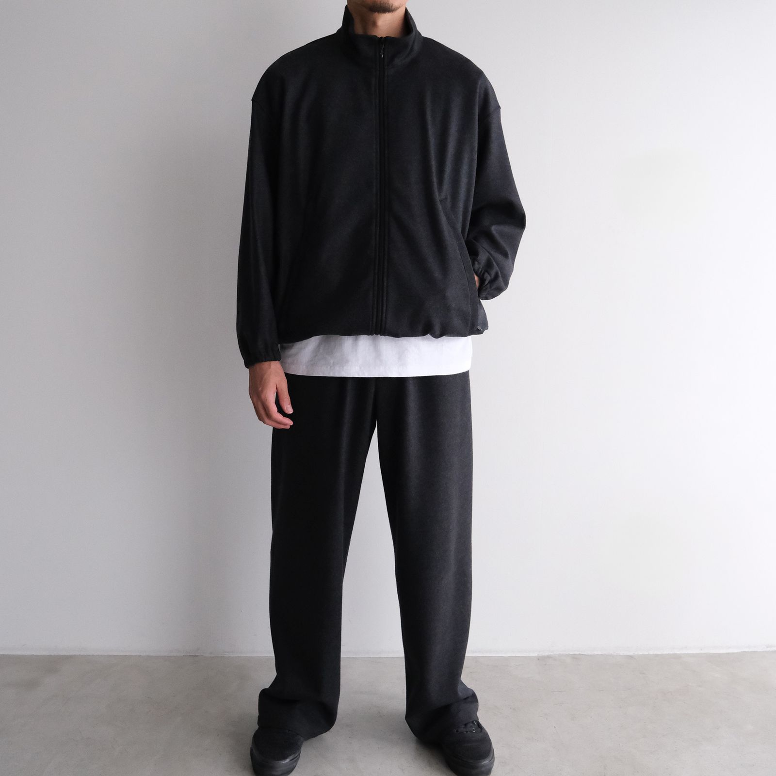 Wool Smooth Flannel Track Blouson -ブルゾン-（Gray / グレー）GU253-30220B