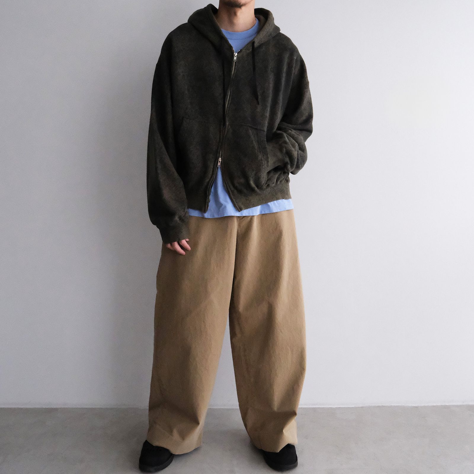 Chino High Waist Pants -パンツ-（Beige Used / ベージュ ユーズド）