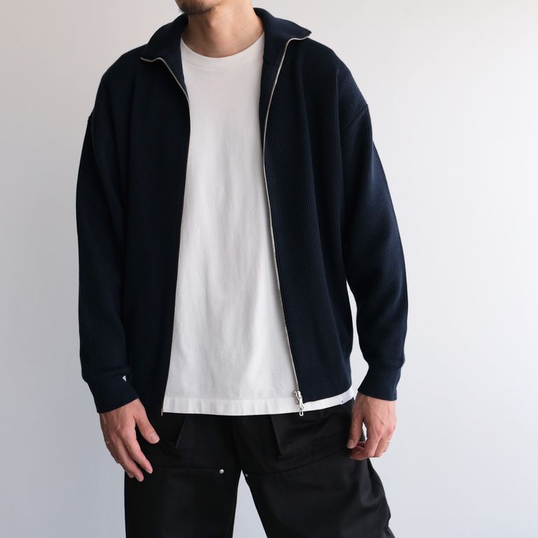Graphpaper - Hight Density Drivers Knit -ニット-（Navy / ネイビー 