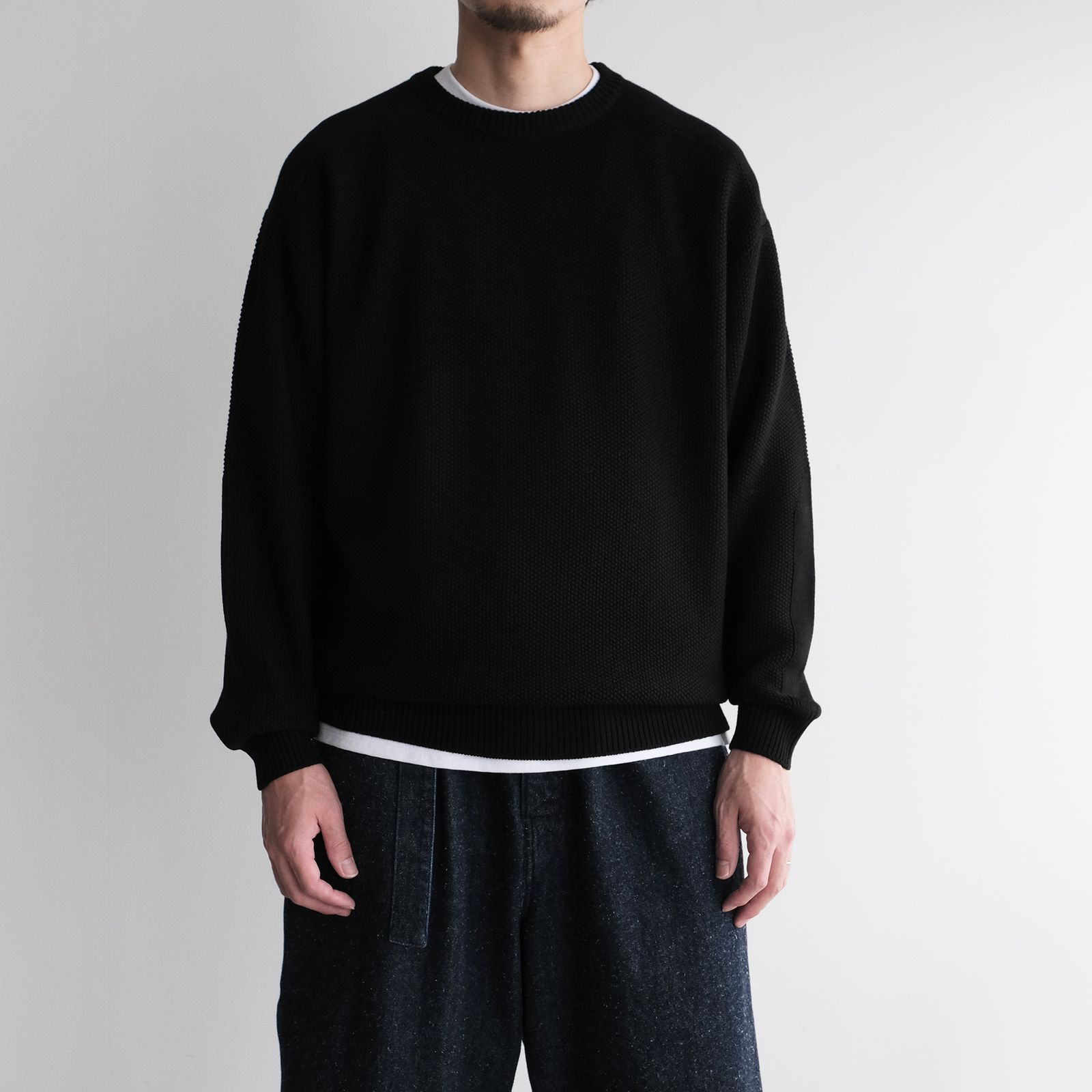 Soft Wool Command Sweather -ニット-（Black / ブラック）GU263-80600