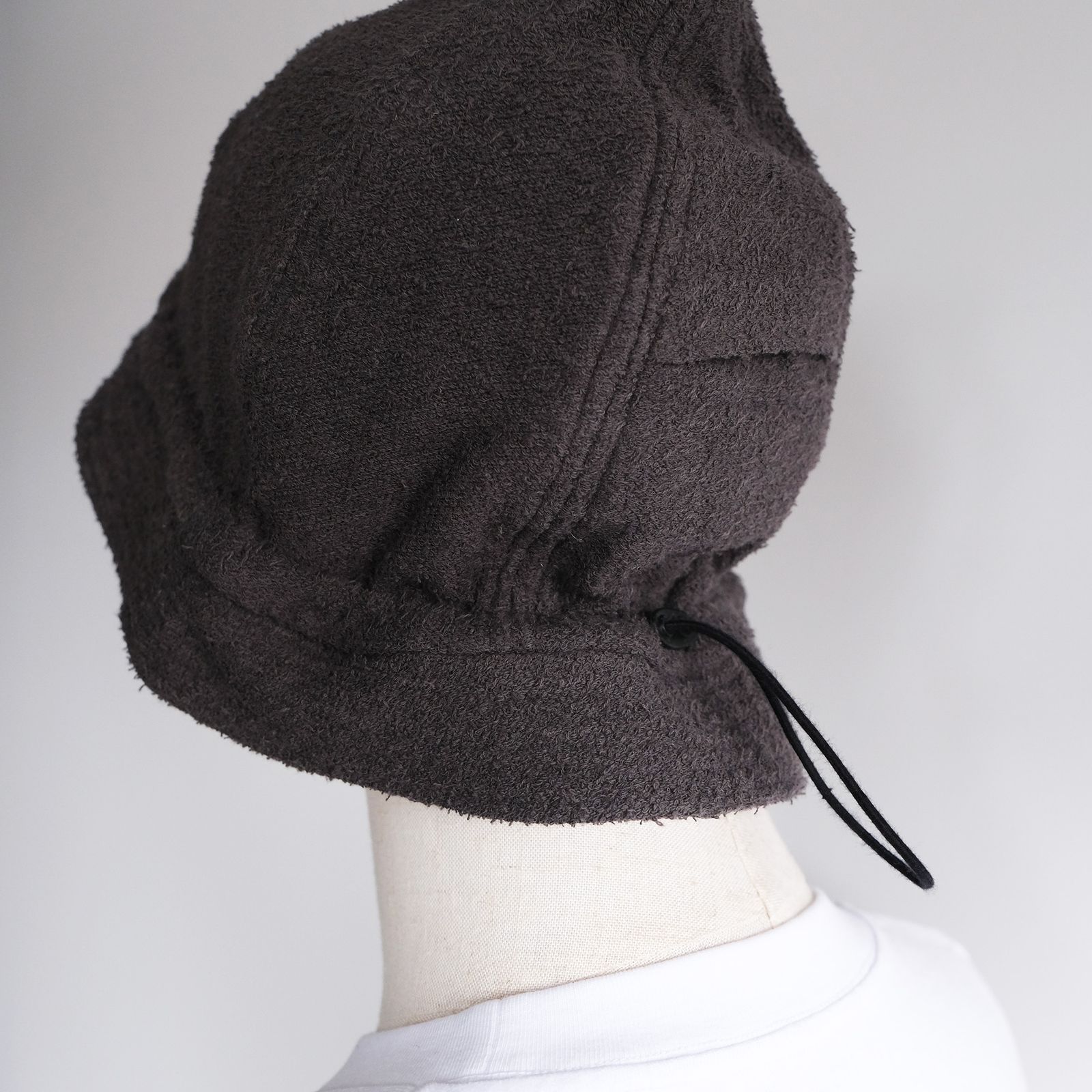 SAUNAS"サ"Towel Cloth Hat -帽子-（Charcoal Gray / チャコールグレー）