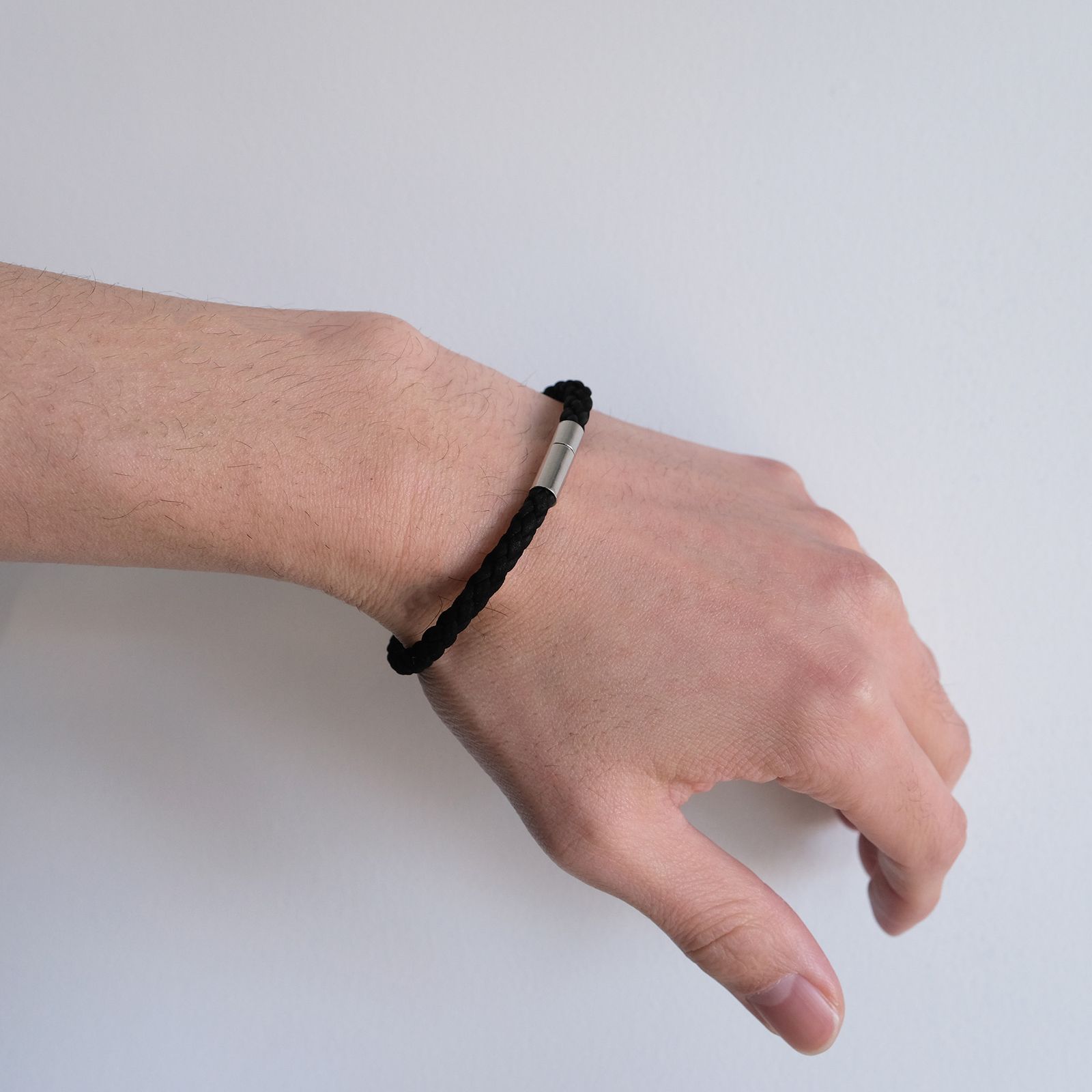 Hand Woven Bracelet M -ブレスレット-（Black / ブラック）