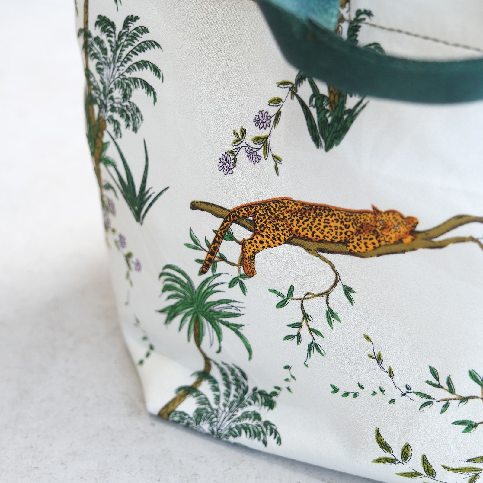 Vintage Tent Fabric W Printed Pattern Bag -バッグ-（jungle /ジャングル）