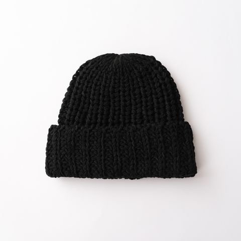 Big Knit -ニットキャップ-（Black /ブラック）