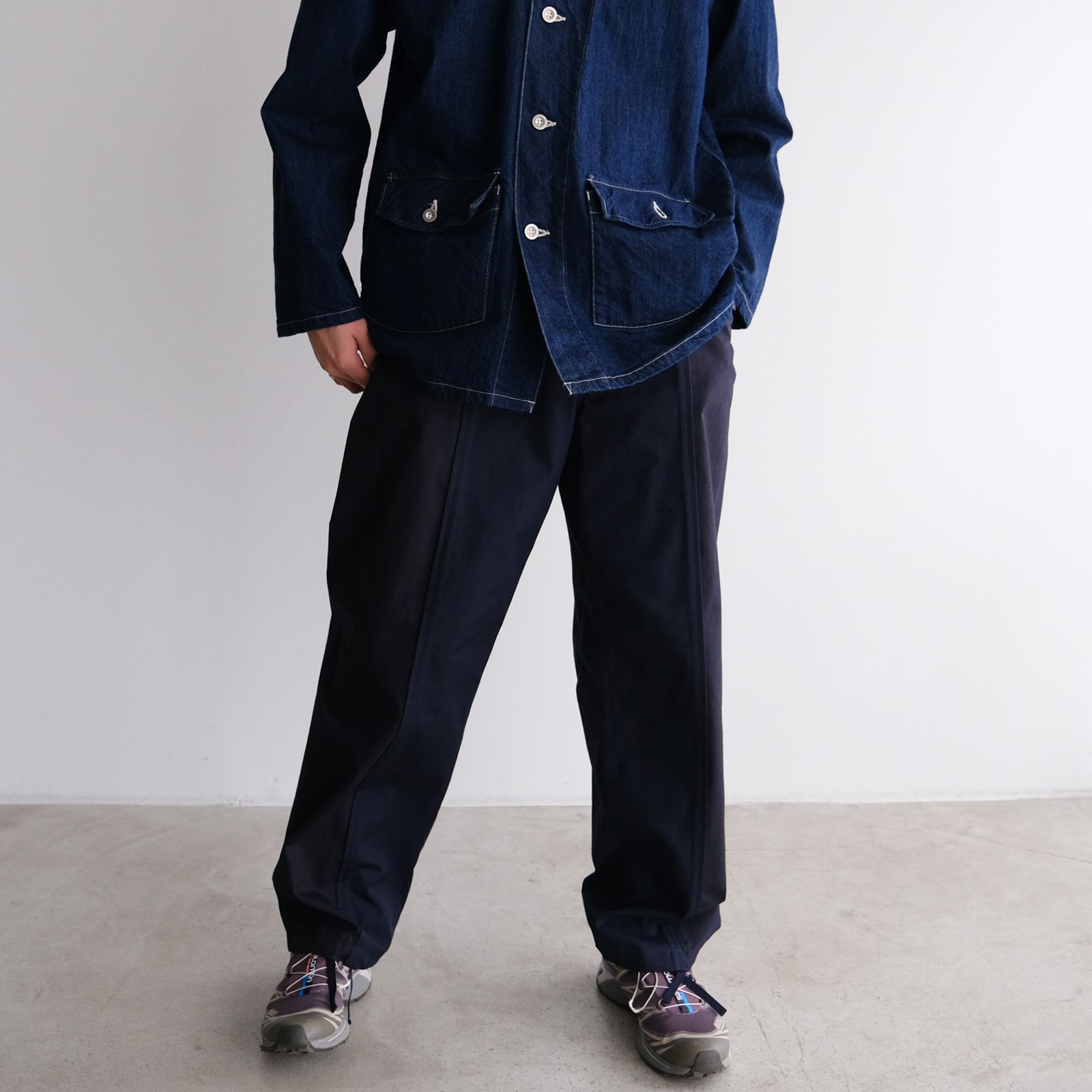 『Blocked Work Pants』-パンツ-（Navy / ネイビー）