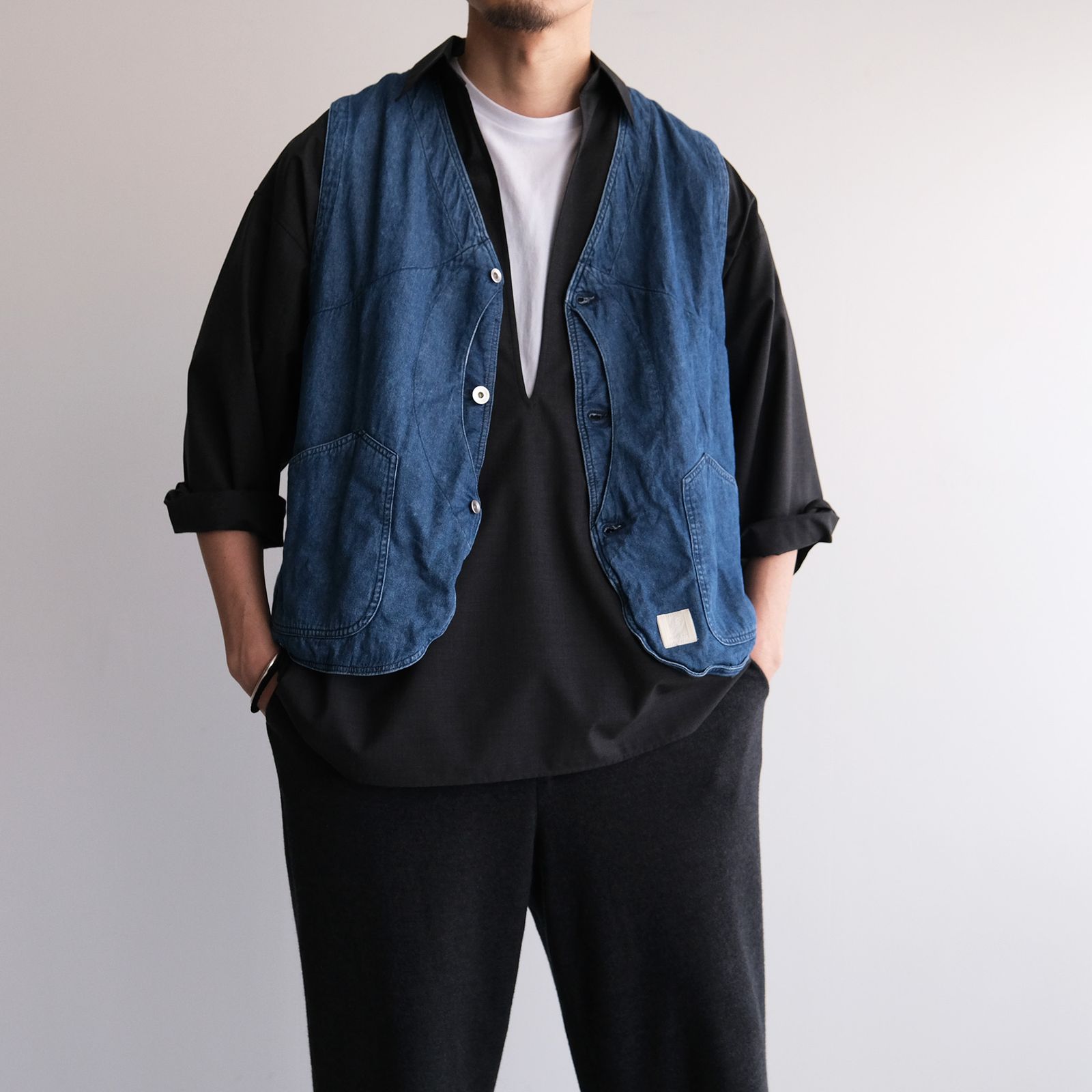 Denim Hunting Vest -ベスト-（Blue / ブルー）