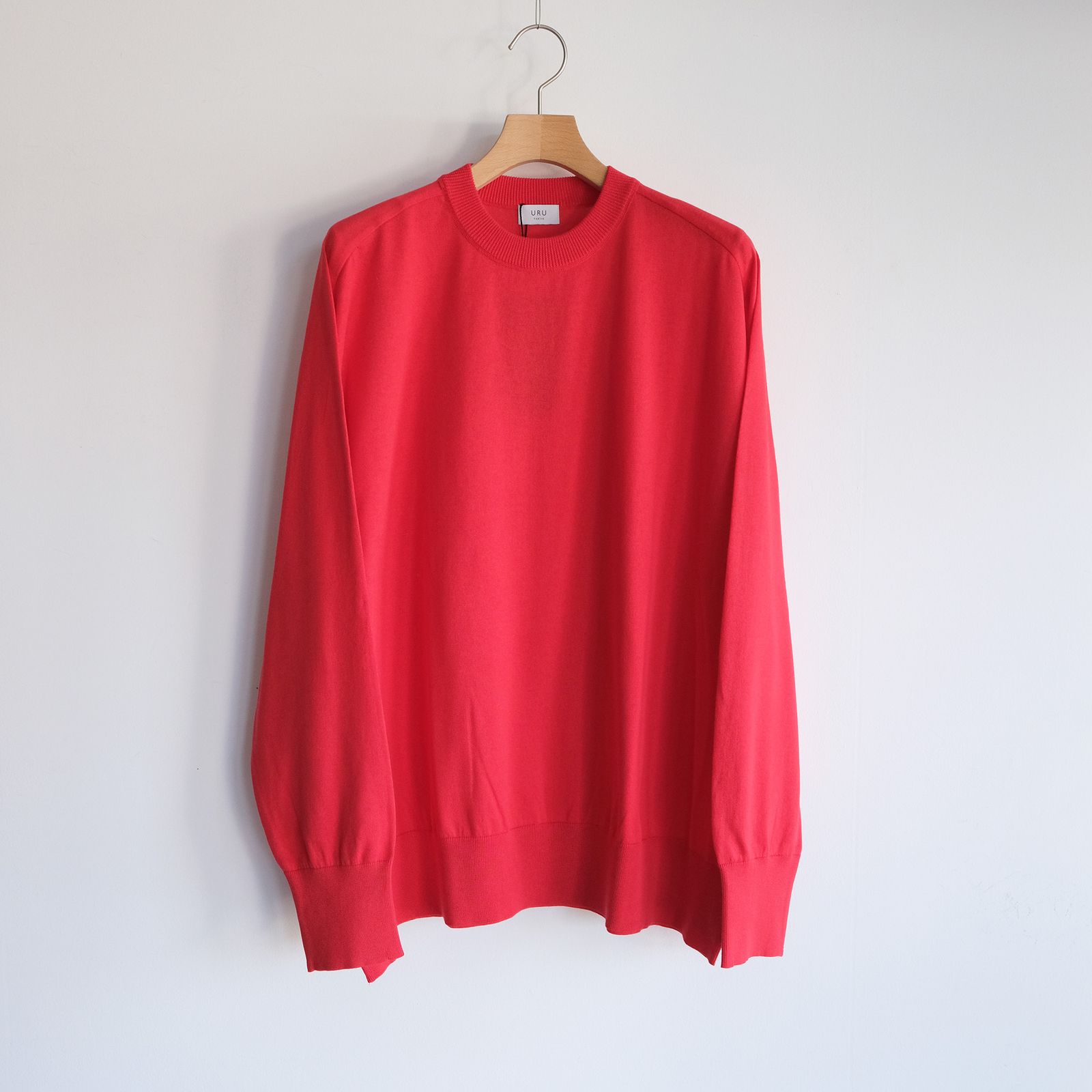 Crew Neck Knit -ニット-（Red / レッド）