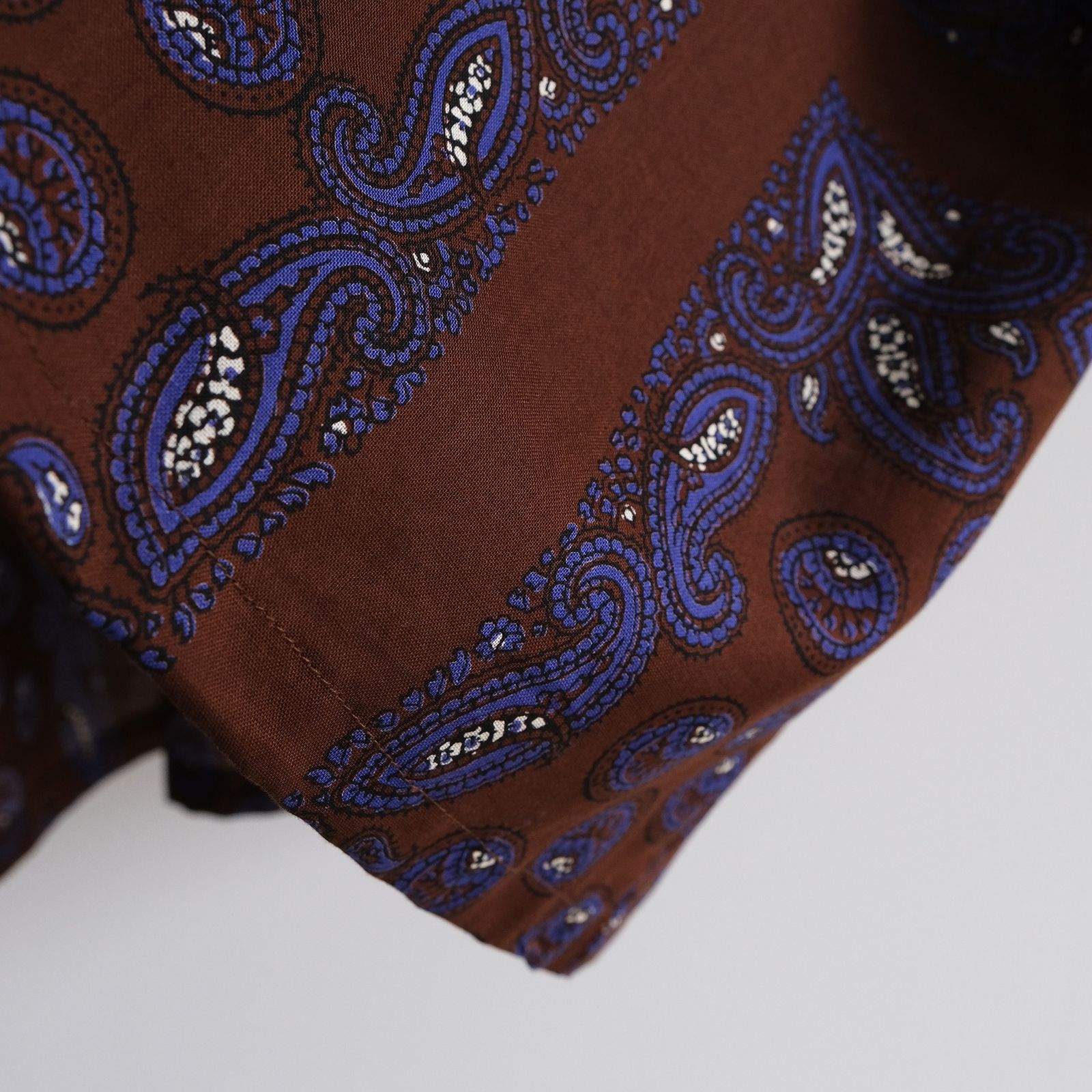 Paisley Summer Shirt -シャツ-（Brown / ブラウン）