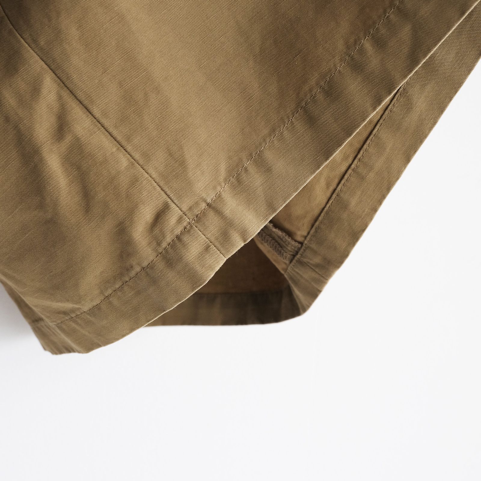 Cotton Wsher Half Pants -ショーツ-（Beige / ベージュ）