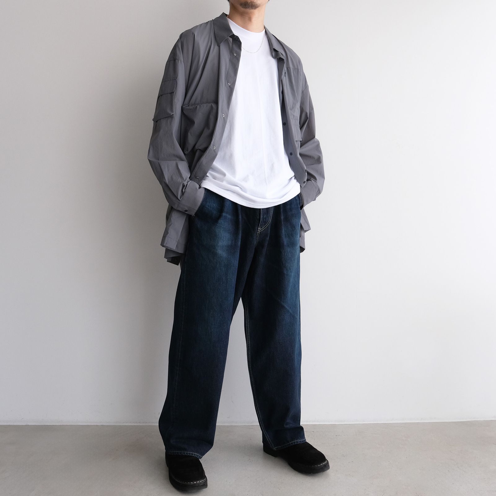 Pertex Utility Longline Shirt -シャツ-（Gray / グレー）