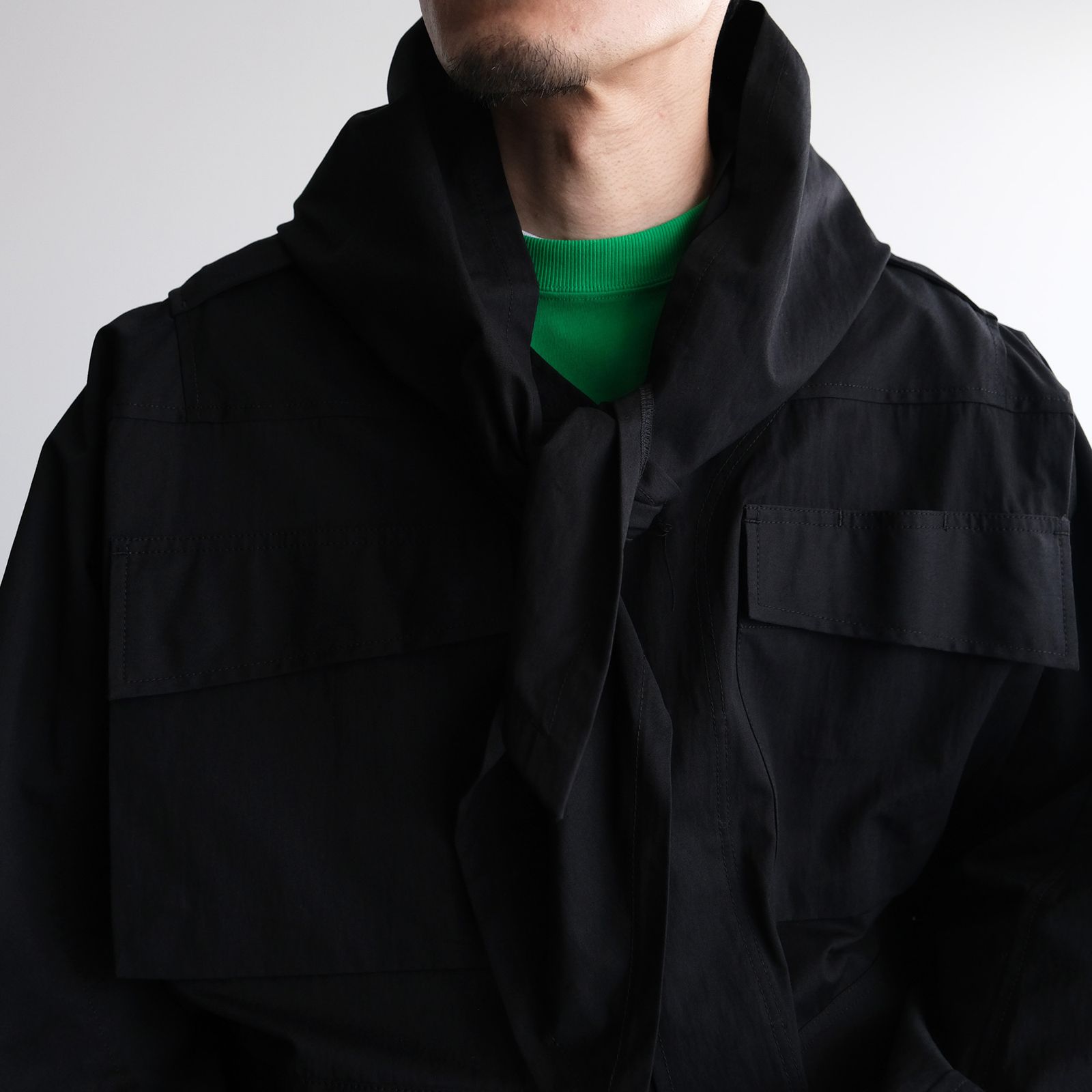 Haori Miritary：Jacket -ジャケット-（Black / ブラック）