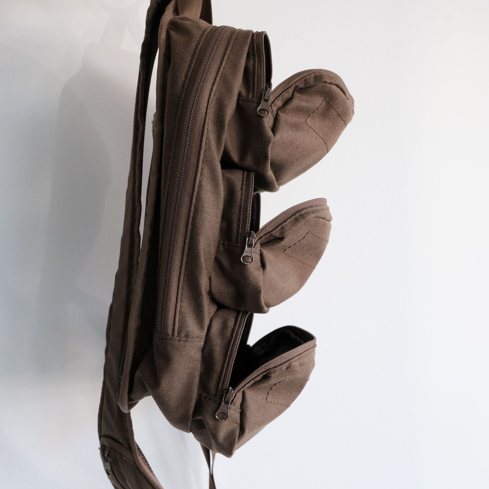 Fine Wool Saxony Medium Shoulder Bag -バッグ-（Brown / ブラウン）GU263-90428