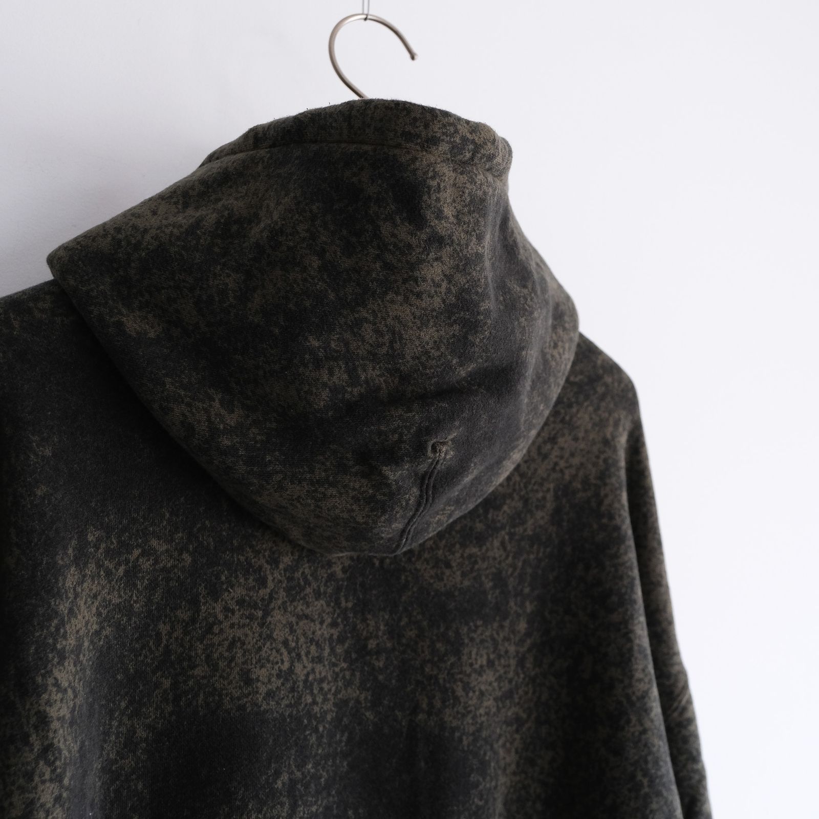 Hand Dye Twist Parka -パーカー-（Olive×Black / オリーブ×ブラック）