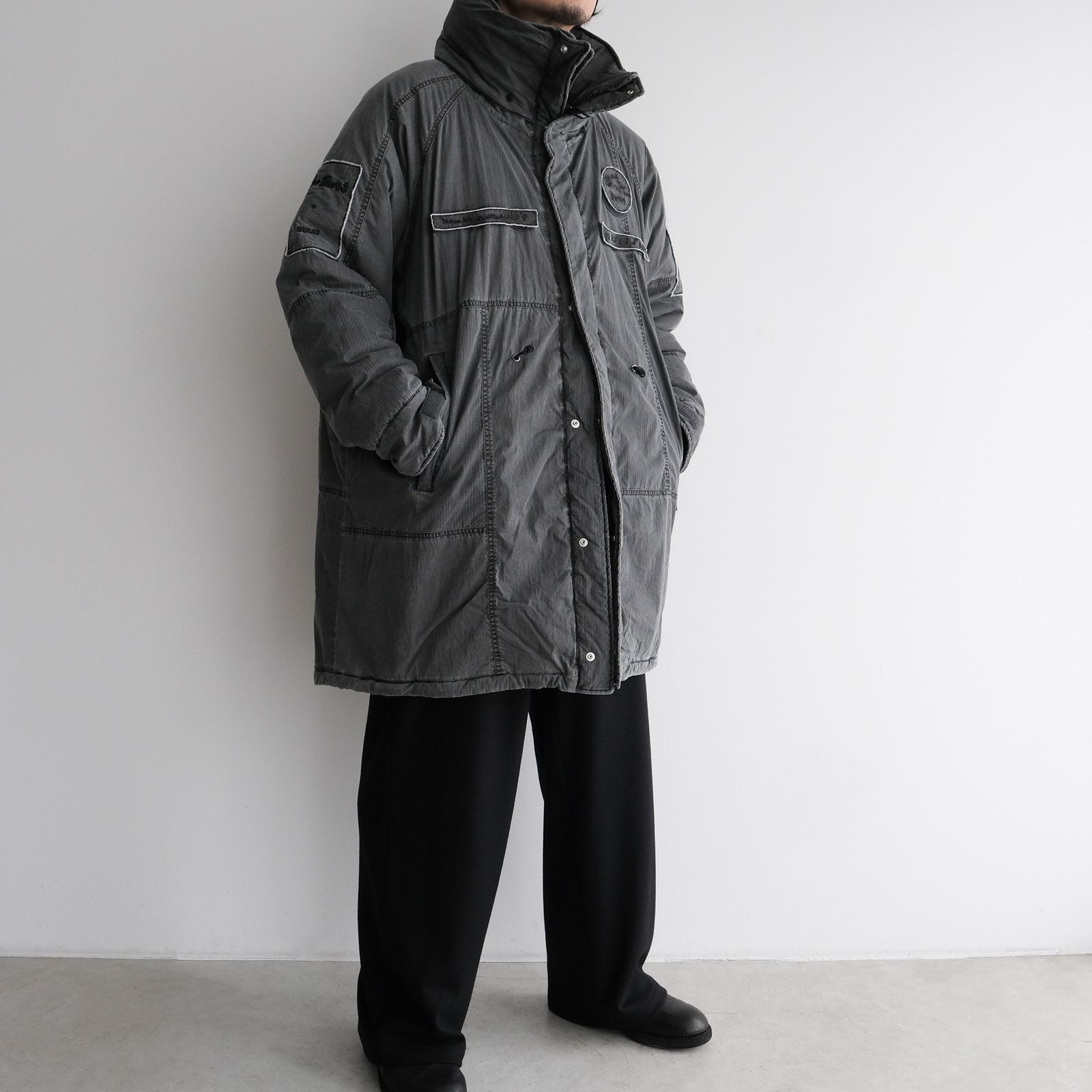 Padded Tactical Field Coat（INNAT×WILD THINGS）-コート-（Black / ブラック）