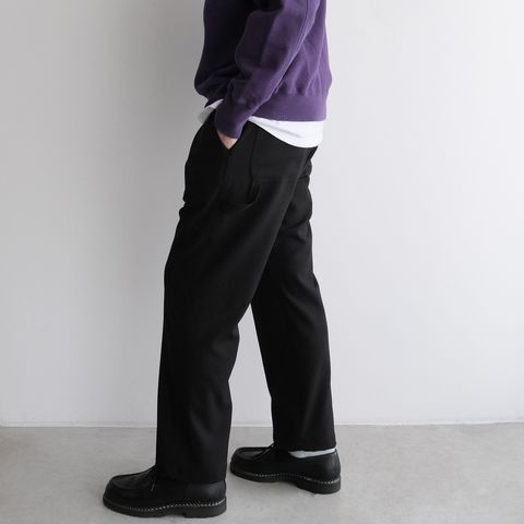 Polyester Flannel Painter Pant -パンツ-（Black / ブラック）