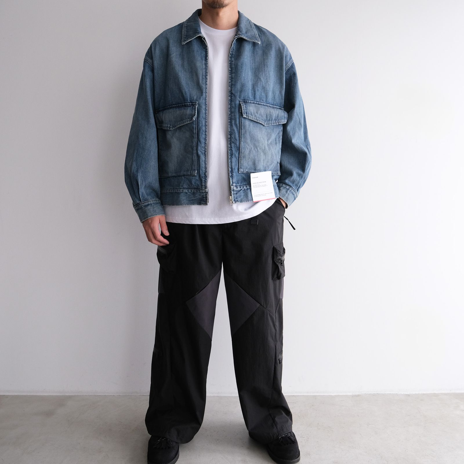 Selvage Denim Zip Jacket -デニムジャケット-（Indigo Light Fade / インディゴライトフェイド）
