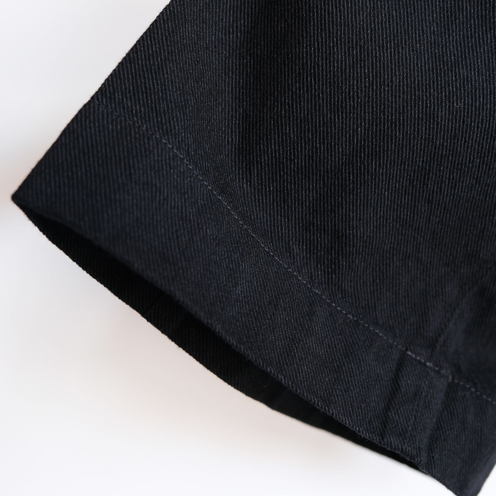Black Twill Trousers -パンツ-（Black / ブラック）