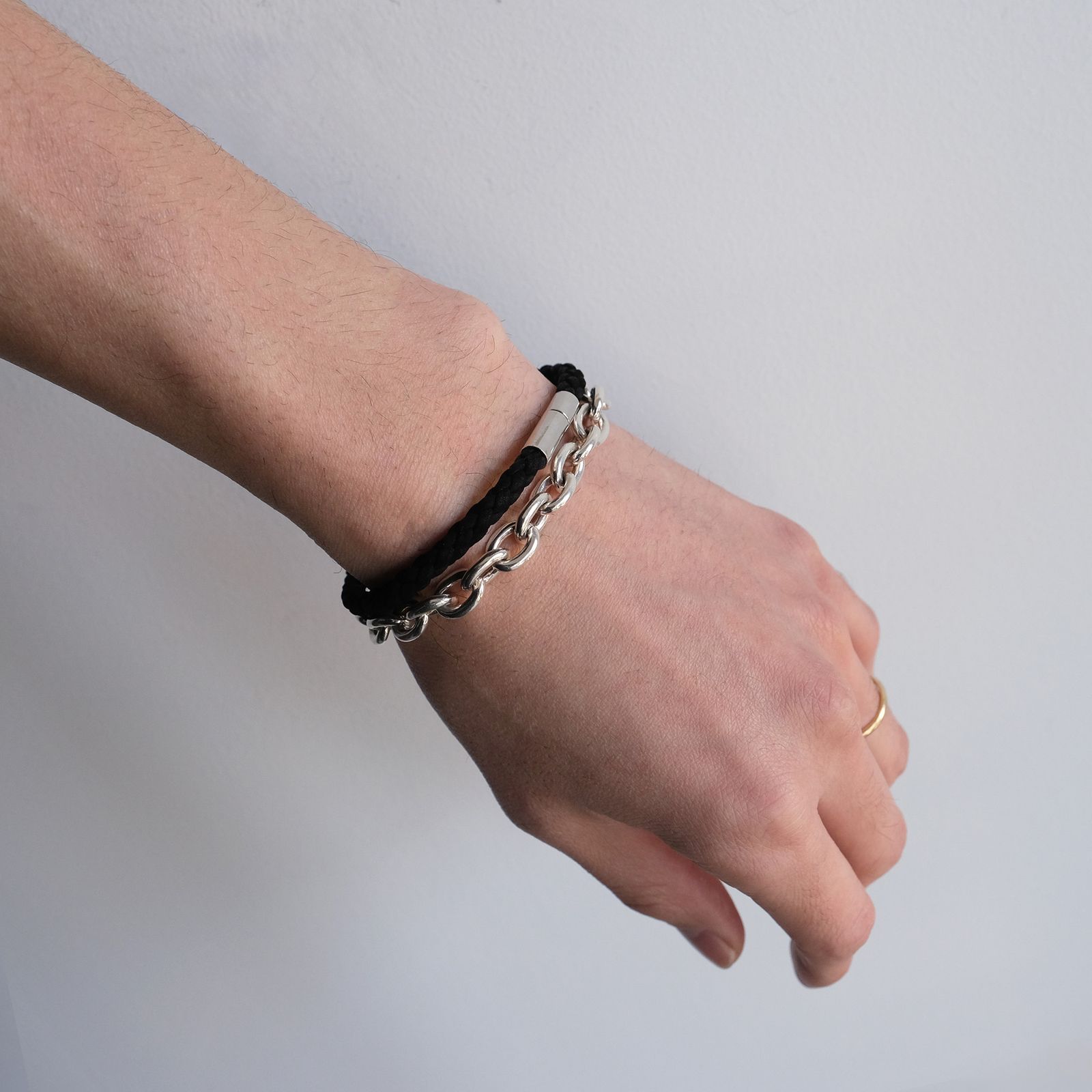 Hand Woven Bracelet M -ブレスレット-（Black / ブラック）