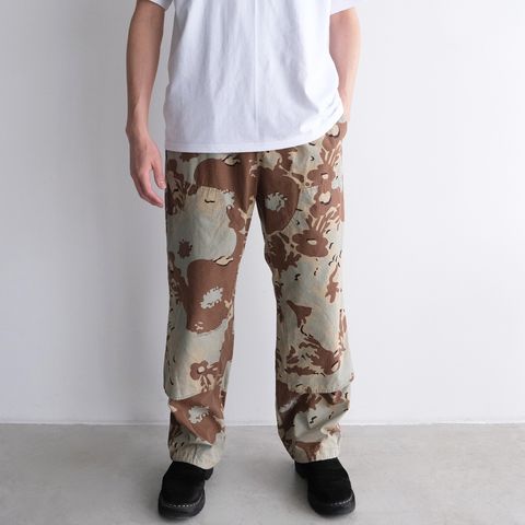Camo Flower Double Knee Pants -パンツ-（Beige / ベージュ）